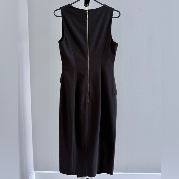 Marciano Black Sheath Dress with Front Slit - Picture 2 of 6